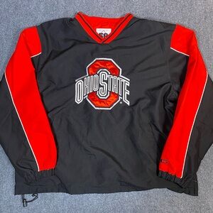 Ohio State Windbreaker Embroidered logo men’s XL